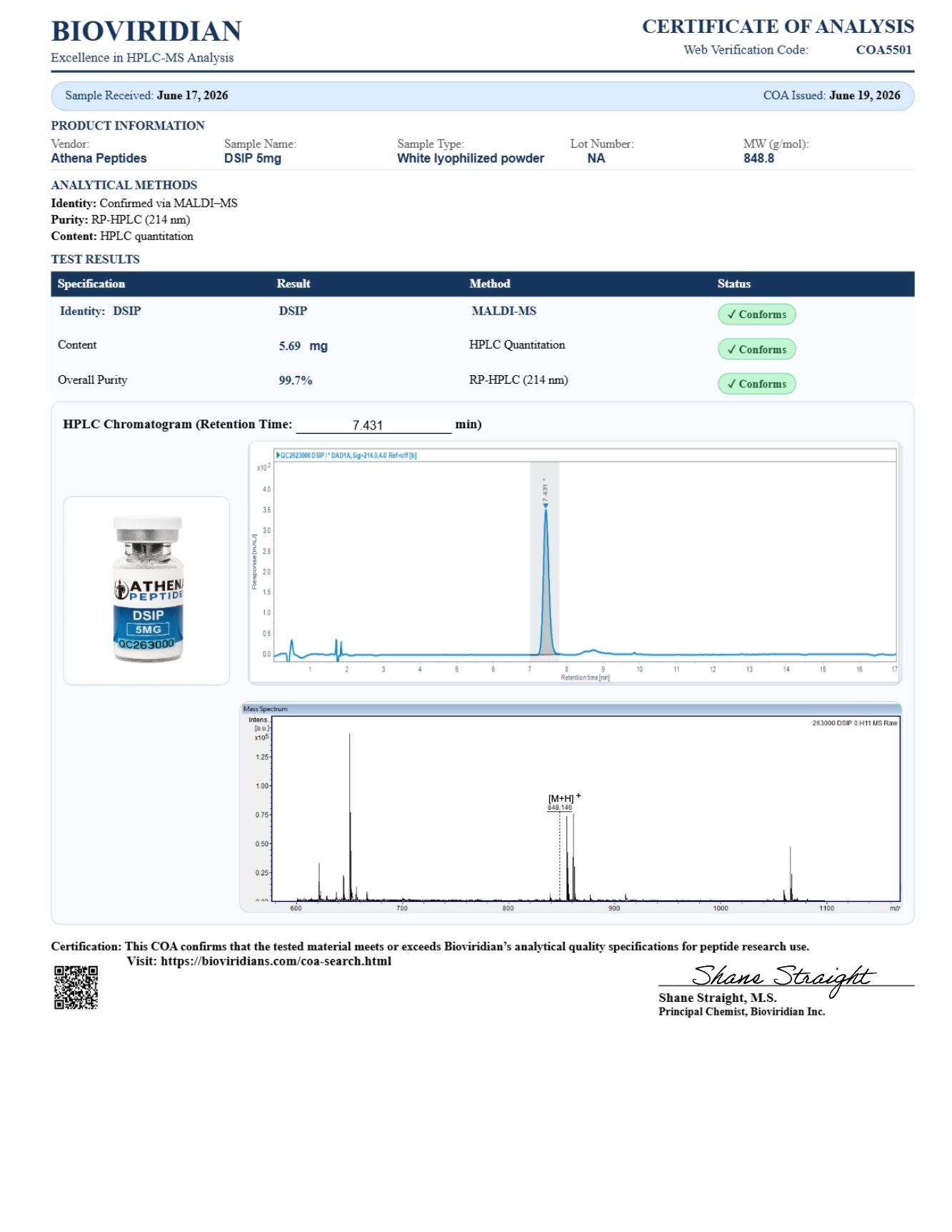 DSIP 5MG - Image 2